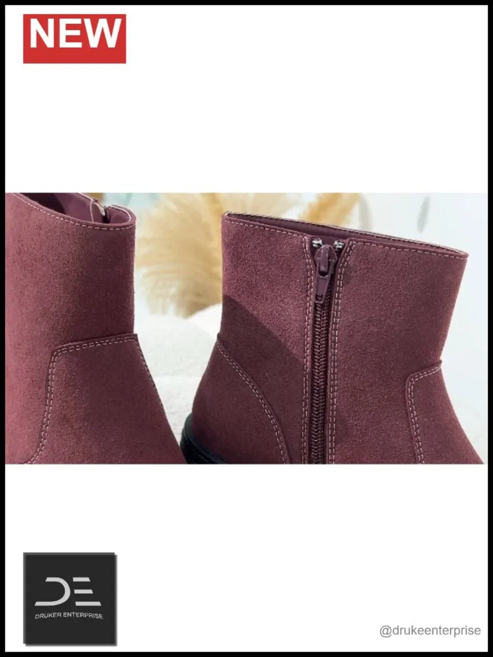 Genuine Leather Platform Ankle Boots Women Combat Boots